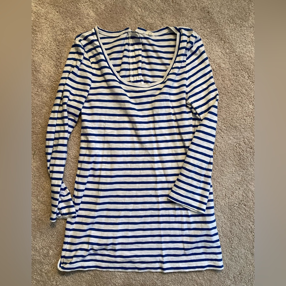J. Crew Zip Back Top size M